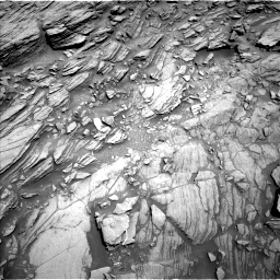 Nasa's Mars rover Curiosity acquired this image using its Left Navigation Camera on Sol 1093, at drive 2020, site number 49