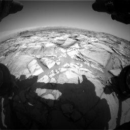 Nasa's Mars rover Curiosity acquired this image using its Front Hazard Avoidance Camera (Front Hazcam) on Sol 1094, at drive 2218, site number 49