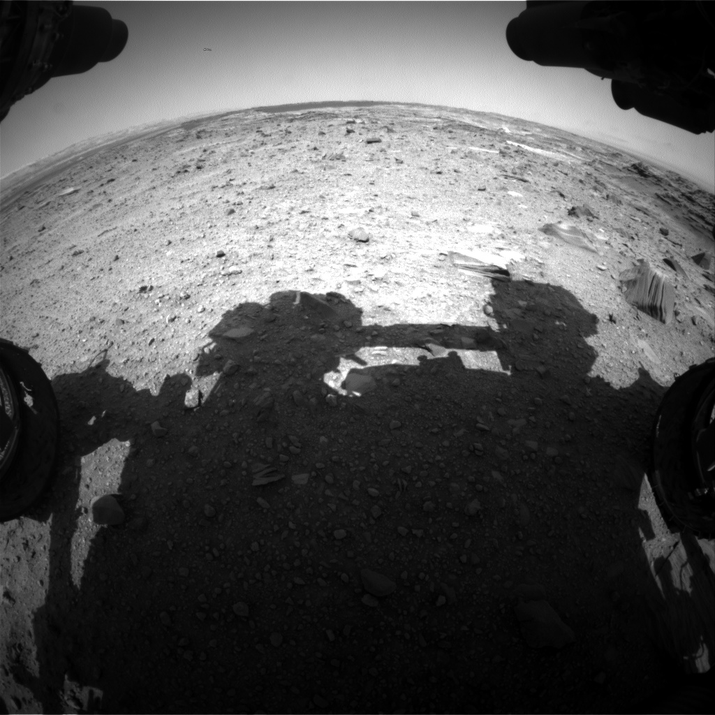 Nasa's Mars rover Curiosity acquired this image using its Front Hazard Avoidance Camera (Front Hazcam) on Sol 1100, at drive 2626, site number 49