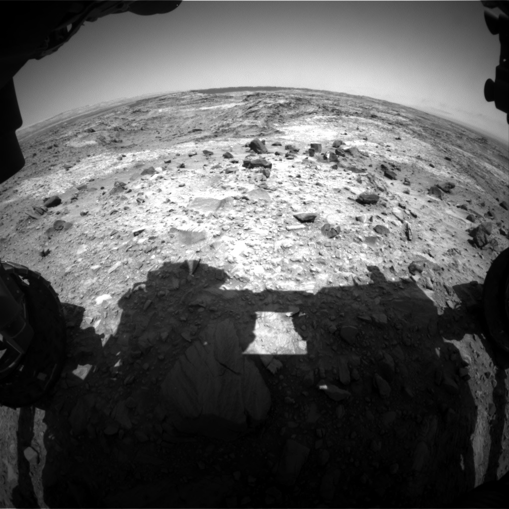 Nasa's Mars rover Curiosity acquired this image using its Front Hazard Avoidance Camera (Front Hazcam) on Sol 1101, at drive 2902, site number 49