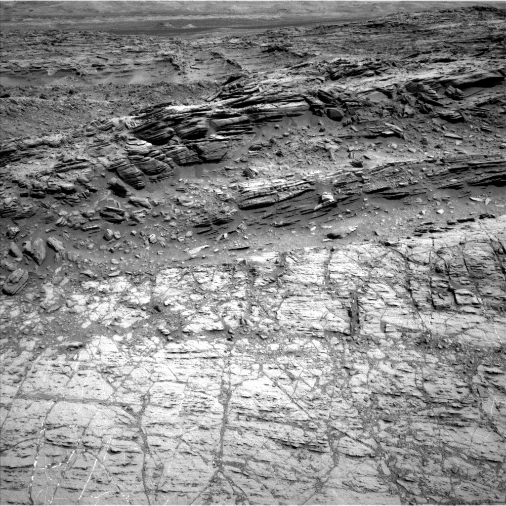 Nasa's Mars rover Curiosity acquired this image using its Left Navigation Camera on Sol 1104, at drive 0, site number 50