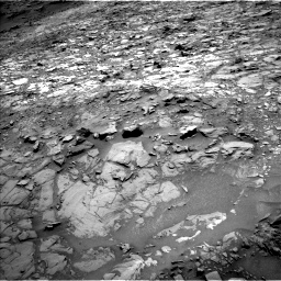 Nasa's Mars rover Curiosity acquired this image using its Left Navigation Camera on Sol 1107, at drive 210, site number 50