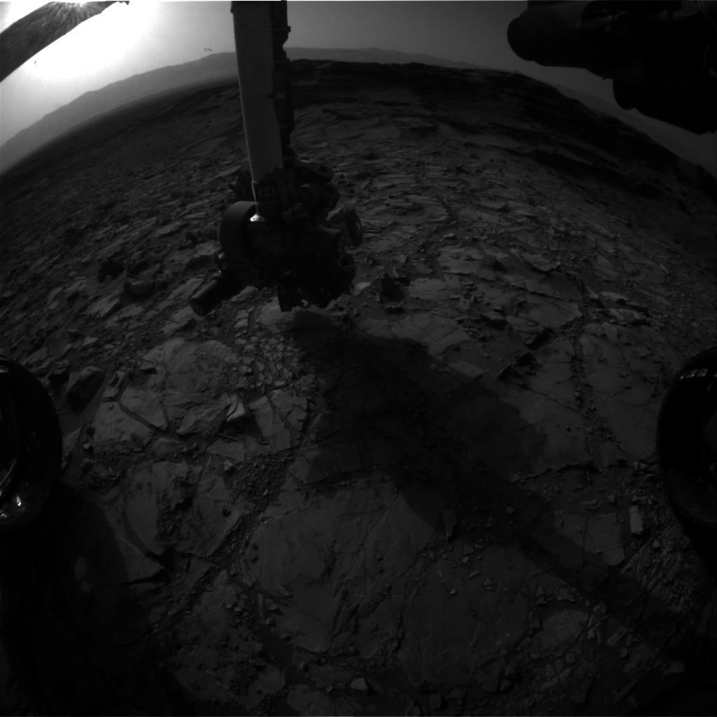 Nasa's Mars rover Curiosity acquired this image using its Front Hazard Avoidance Camera (Front Hazcam) on Sol 1109, at drive 322, site number 50