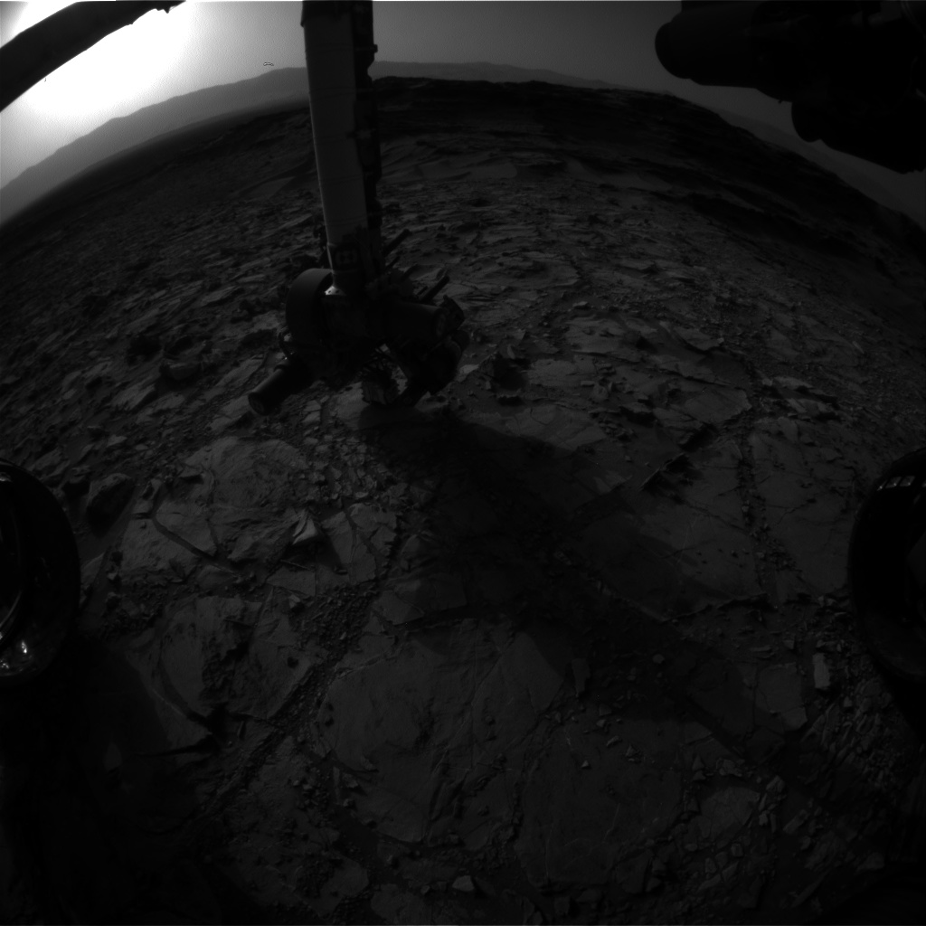 Nasa's Mars rover Curiosity acquired this image using its Front Hazard Avoidance Camera (Front Hazcam) on Sol 1109, at drive 322, site number 50