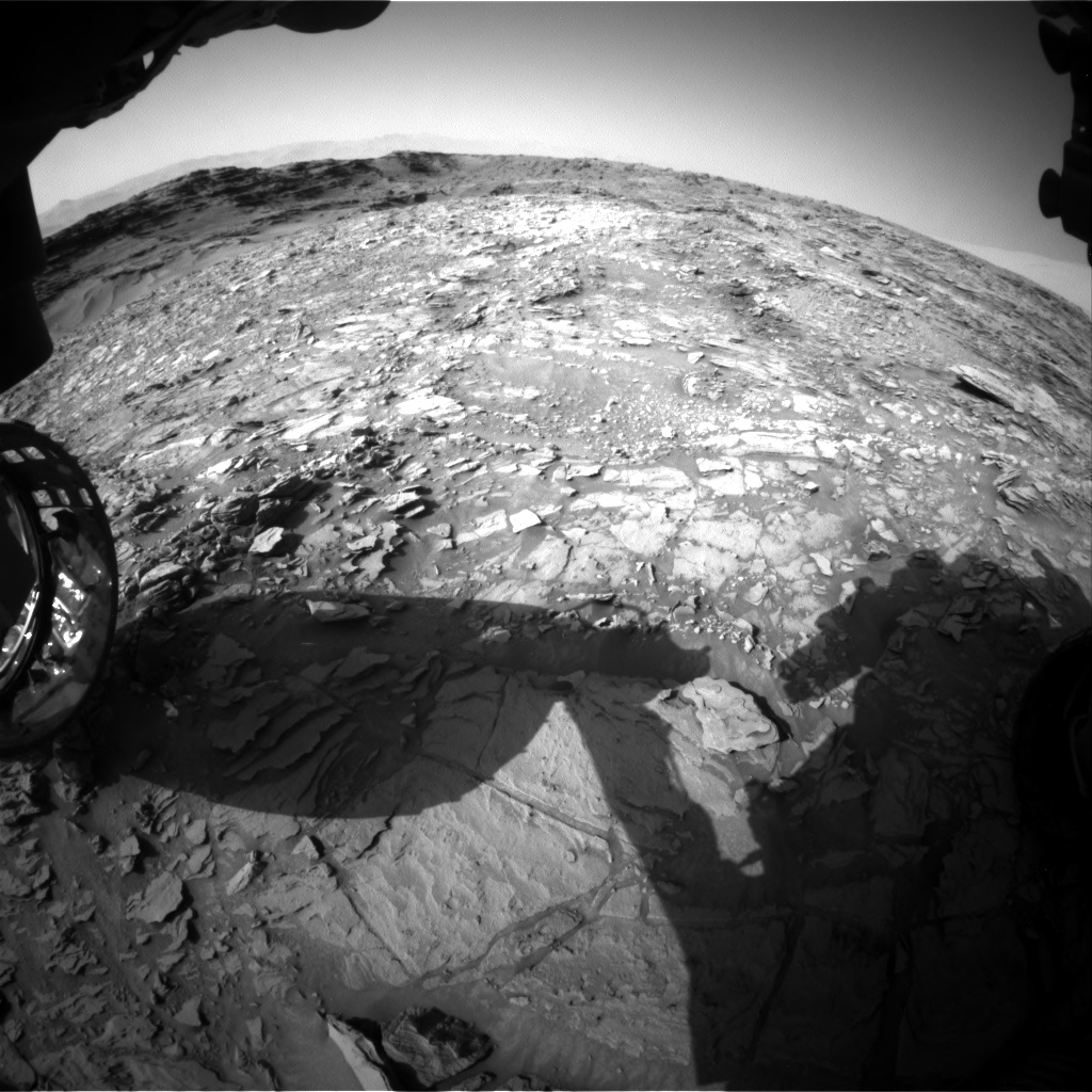 Nasa's Mars rover Curiosity acquired this image using its Front Hazard Avoidance Camera (Front Hazcam) on Sol 1110, at drive 448, site number 50