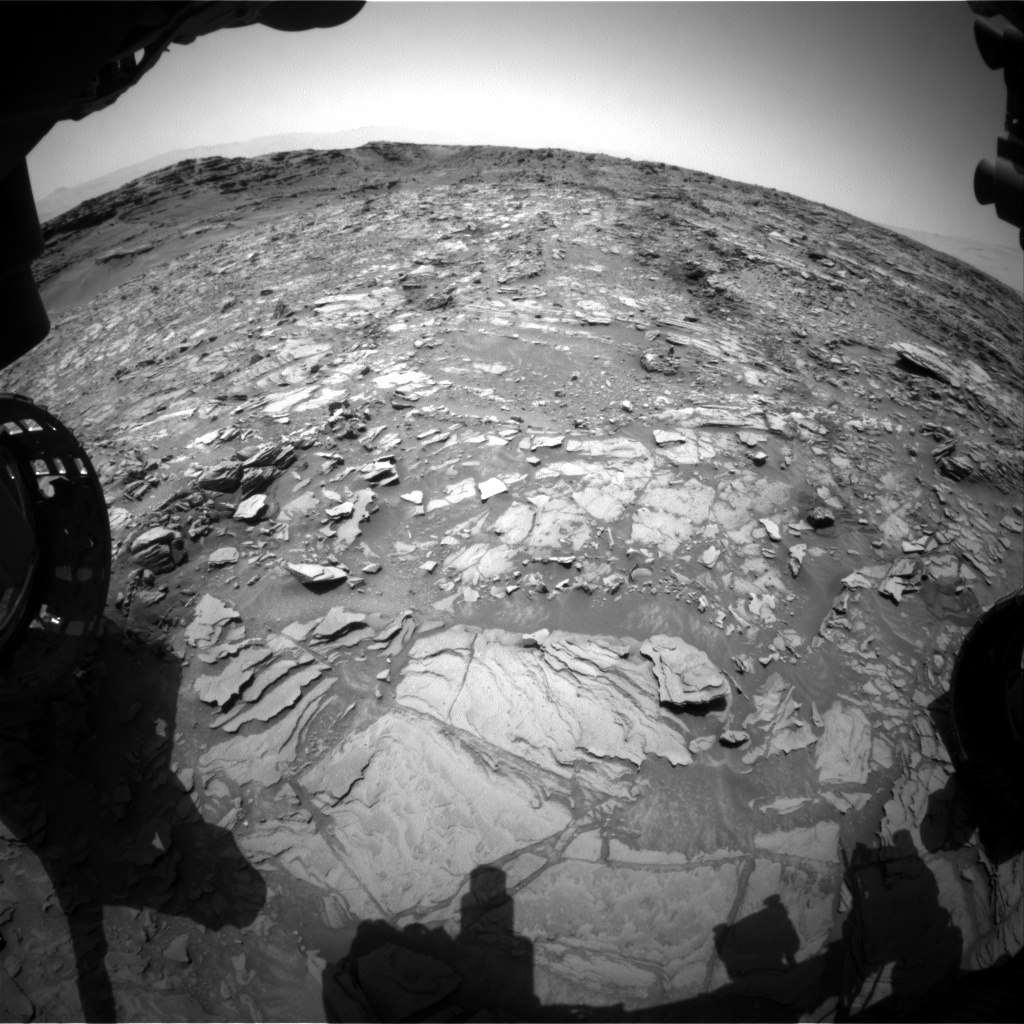 Nasa's Mars rover Curiosity acquired this image using its Front Hazard Avoidance Camera (Front Hazcam) on Sol 1112, at drive 448, site number 50