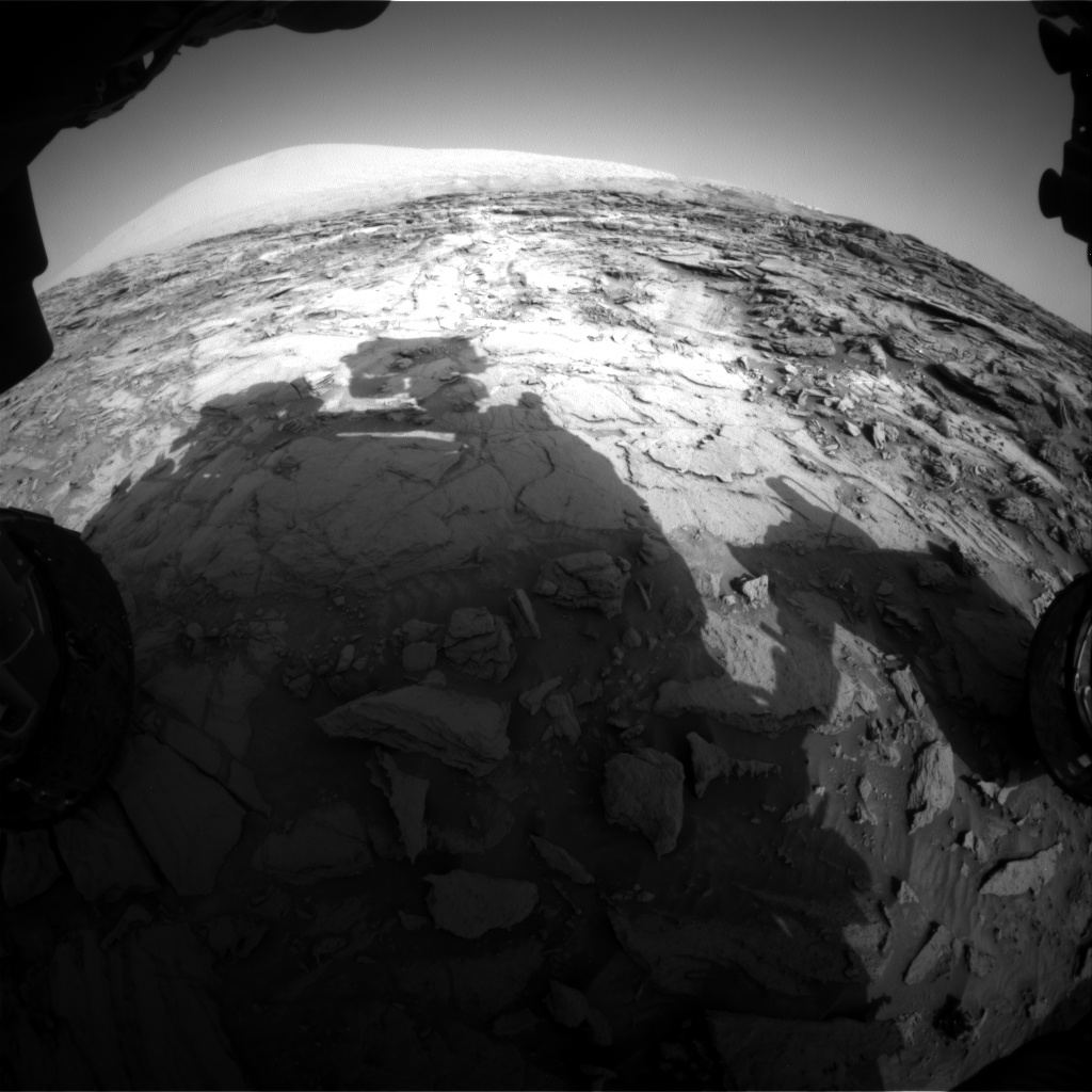 Nasa's Mars rover Curiosity acquired this image using its Front Hazard Avoidance Camera (Front Hazcam) on Sol 1112, at drive 592, site number 50