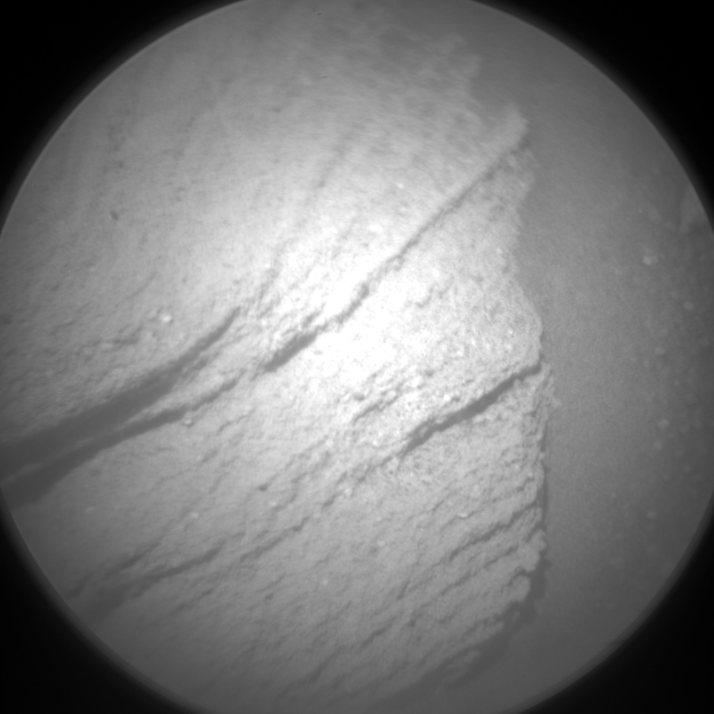 Nasa's Mars rover Curiosity acquired this image using its Chemistry & Camera (ChemCam) on Sol 1117, at drive 592, site number 50