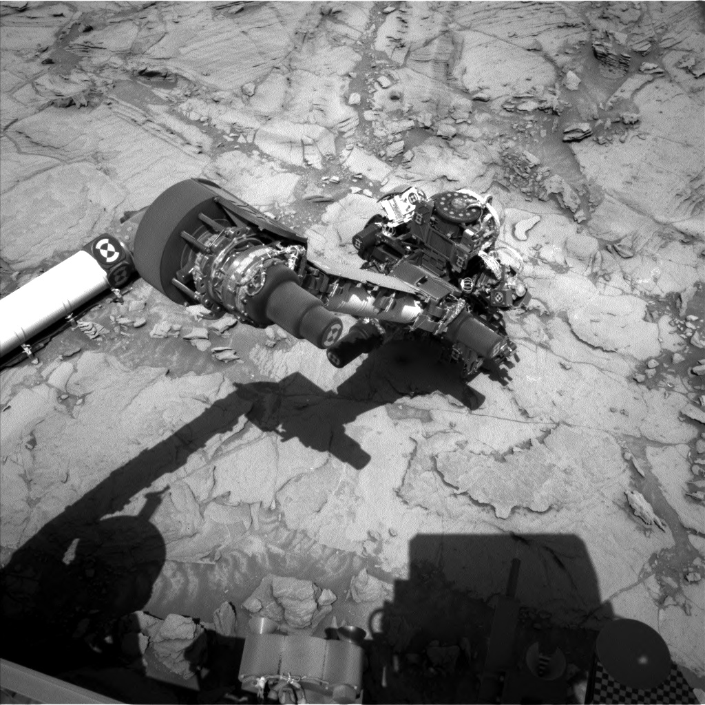 Nasa's Mars rover Curiosity acquired this image using its Left Navigation Camera on Sol 1119, at drive 592, site number 50
