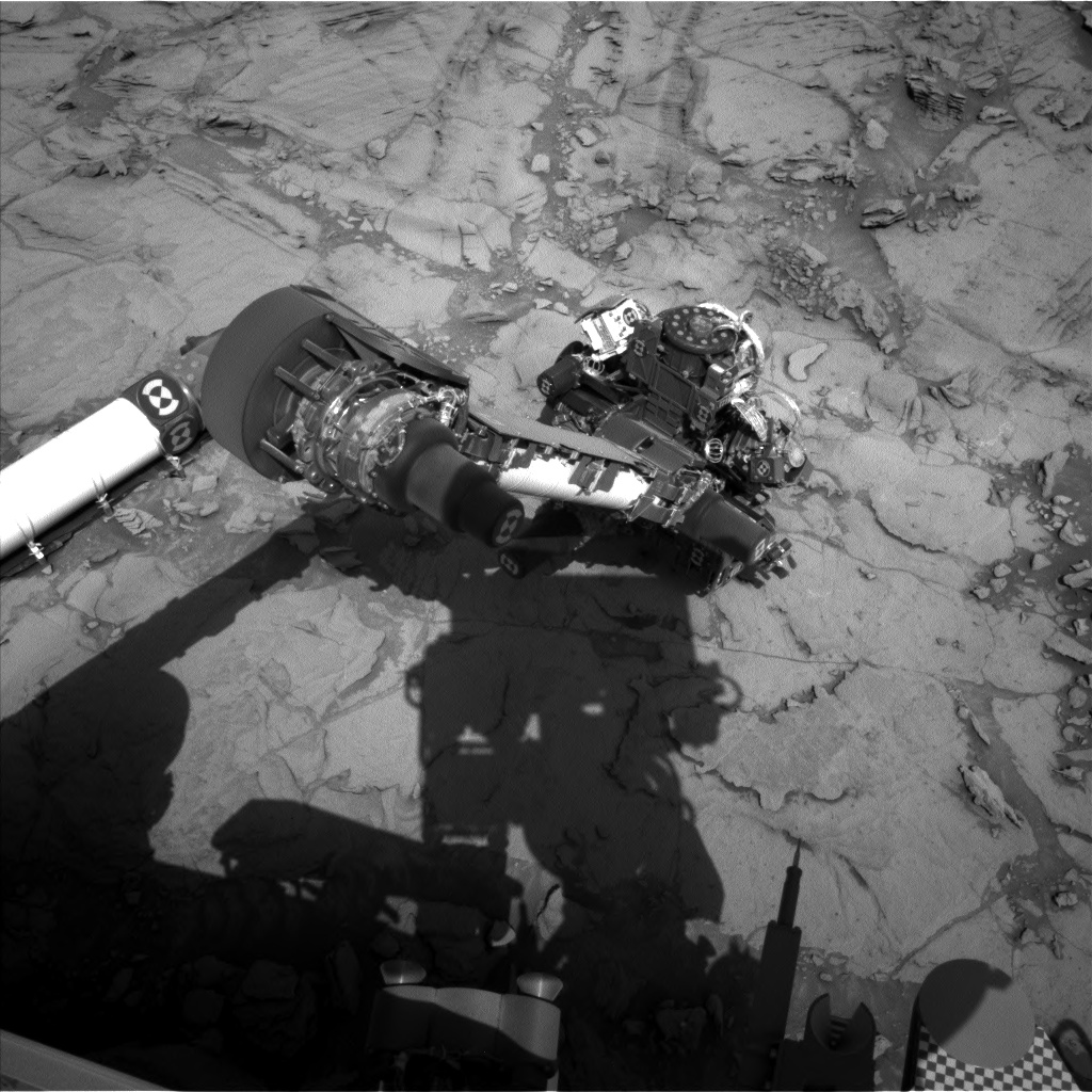 Nasa's Mars rover Curiosity acquired this image using its Left Navigation Camera on Sol 1119, at drive 592, site number 50