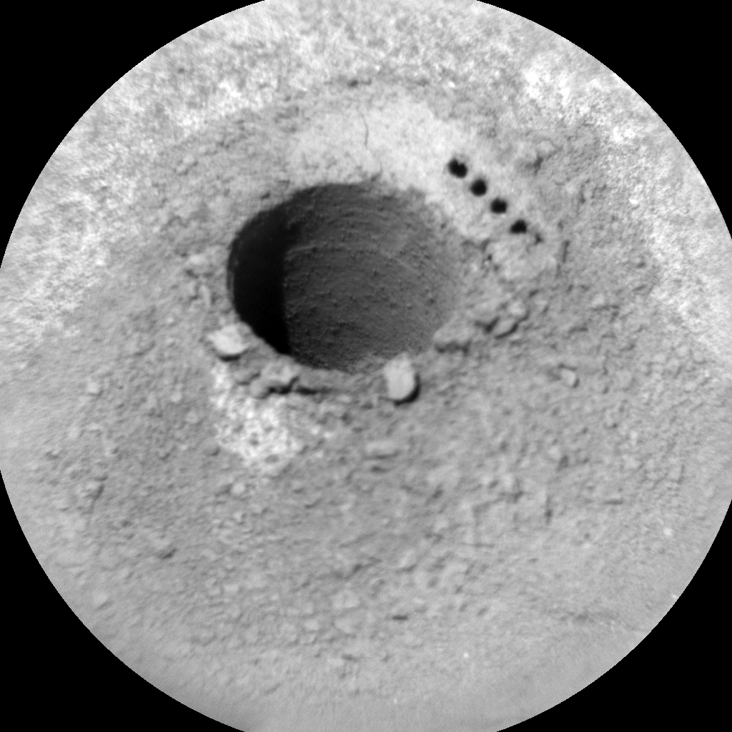 Nasa's Mars rover Curiosity acquired this image using its Chemistry & Camera (ChemCam) on Sol 1123, at drive 592, site number 50