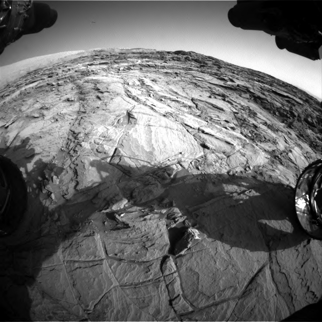 Nasa's Mars rover Curiosity acquired this image using its Front Hazard Avoidance Camera (Front Hazcam) on Sol 1127, at drive 676, site number 50