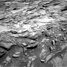 Nasa's Mars rover Curiosity acquired this image using its Left Navigation Camera on Sol 1127, at drive 592, site number 50