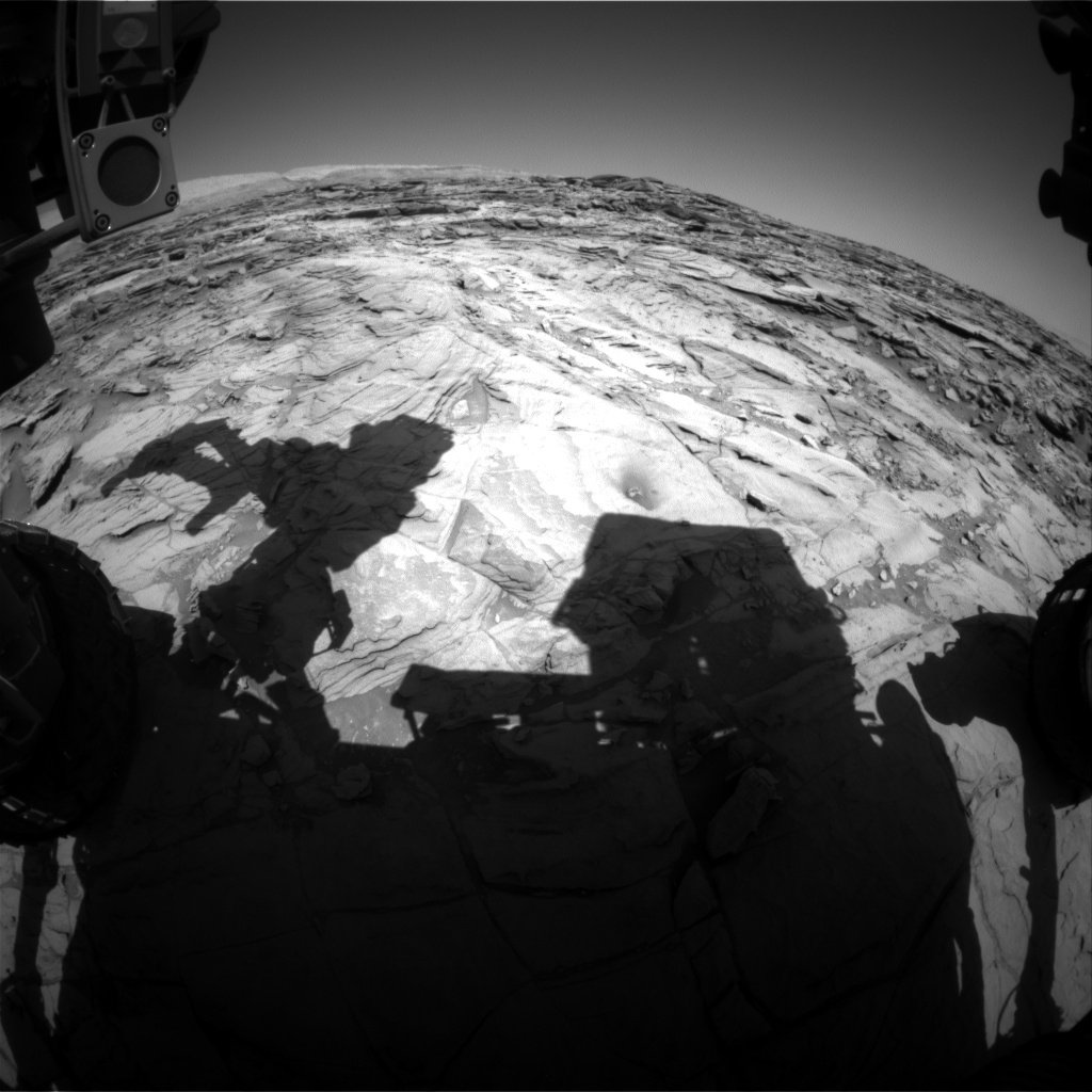 Nasa's Mars rover Curiosity acquired this image using its Front Hazard Avoidance Camera (Front Hazcam) on Sol 1141, at drive 676, site number 50