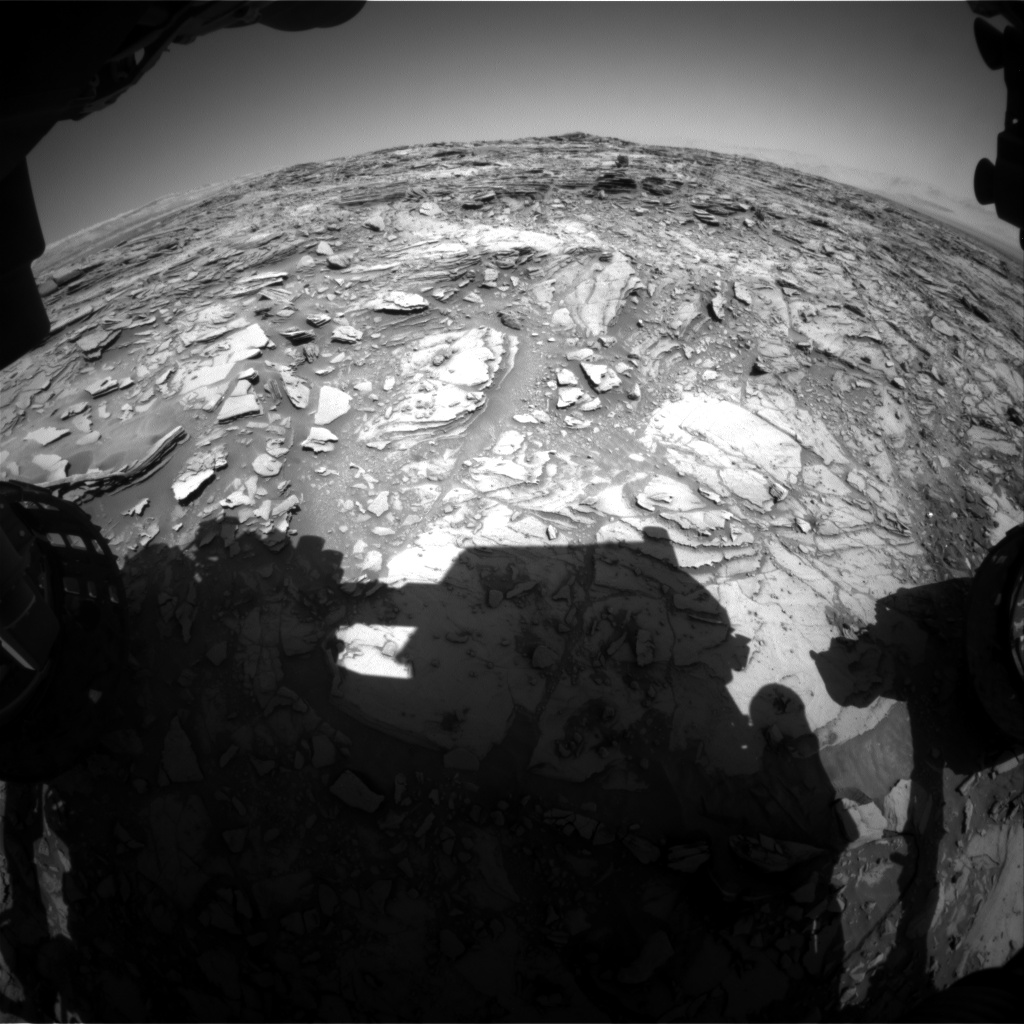 Nasa's Mars rover Curiosity acquired this image using its Front Hazard Avoidance Camera (Front Hazcam) on Sol 1147, at drive 848, site number 50