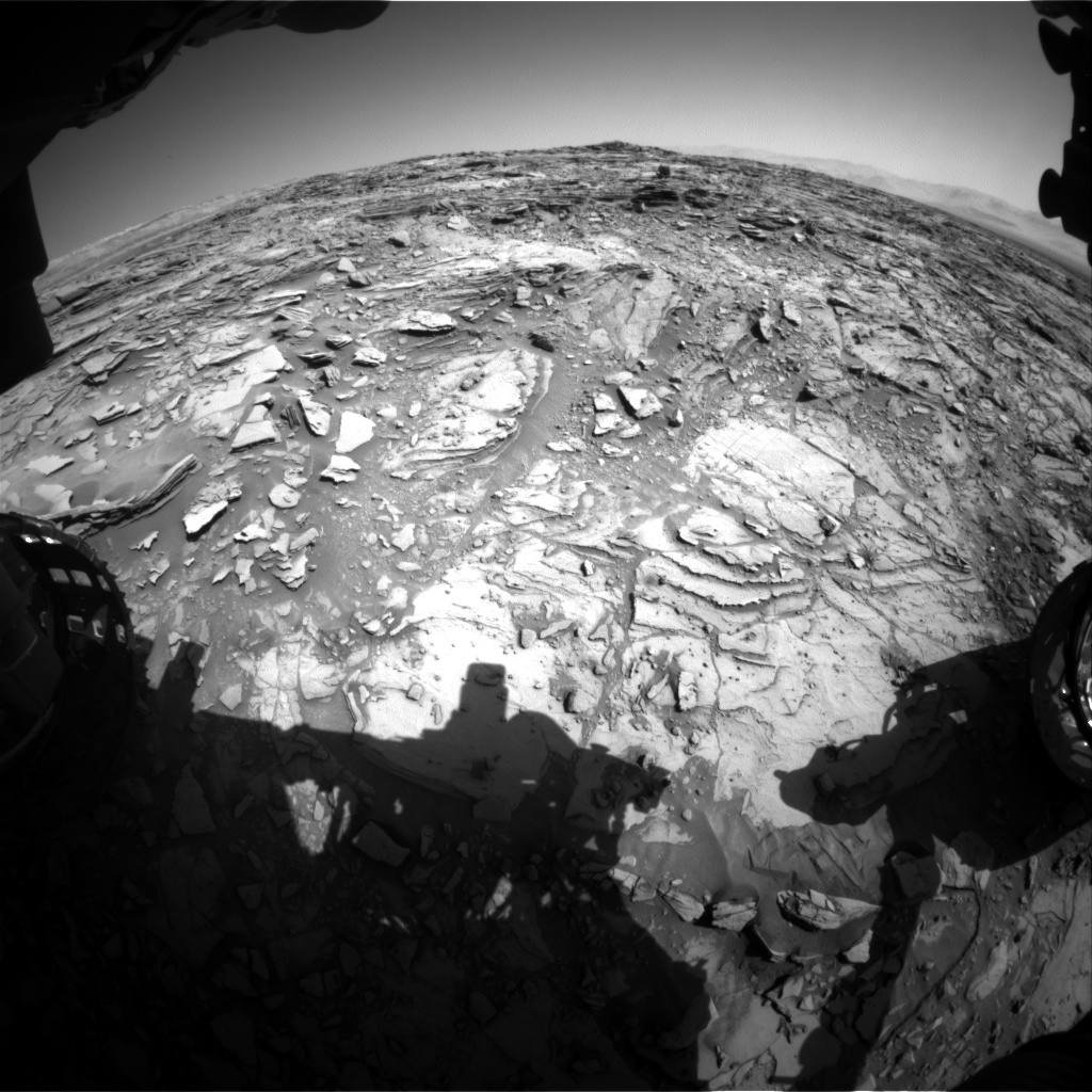 Nasa's Mars rover Curiosity acquired this image using its Front Hazard Avoidance Camera (Front Hazcam) on Sol 1148, at drive 848, site number 50