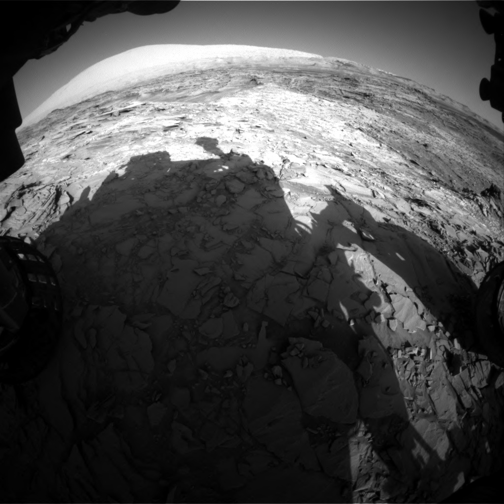 Nasa's Mars rover Curiosity acquired this image using its Front Hazard Avoidance Camera (Front Hazcam) on Sol 1151, at drive 1222, site number 50