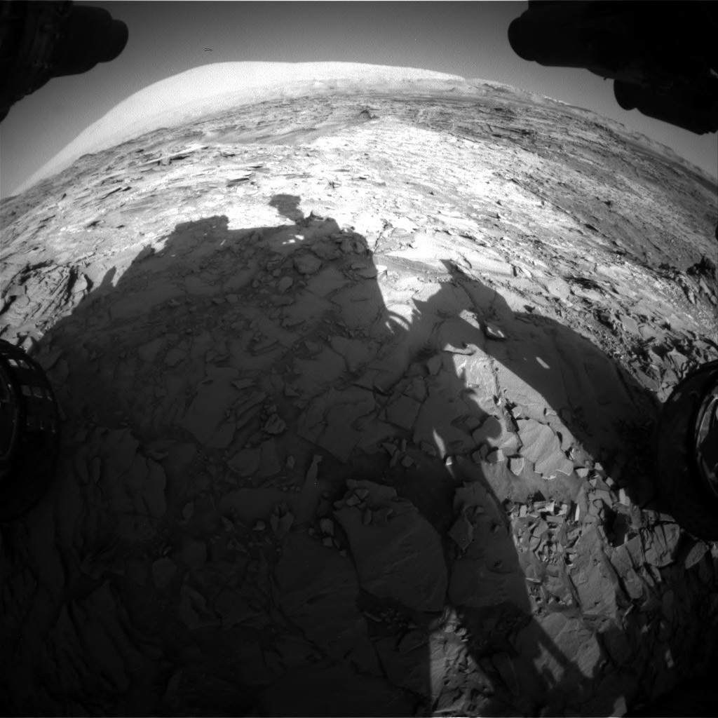Nasa's Mars rover Curiosity acquired this image using its Front Hazard Avoidance Camera (Front Hazcam) on Sol 1151, at drive 1222, site number 50