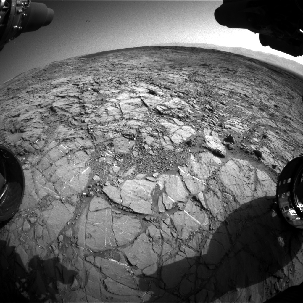 Nasa's Mars rover Curiosity acquired this image using its Front Hazard Avoidance Camera (Front Hazcam) on Sol 1155, at drive 1928, site number 50
