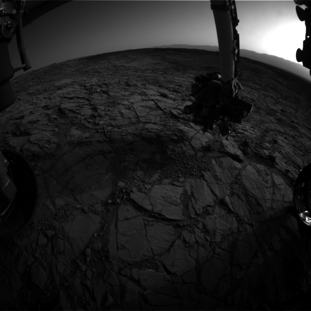 Nasa's Mars rover Curiosity acquired this image using its Front Hazard Avoidance Camera (Front Hazcam) on Sol 1157, at drive 1928, site number 50