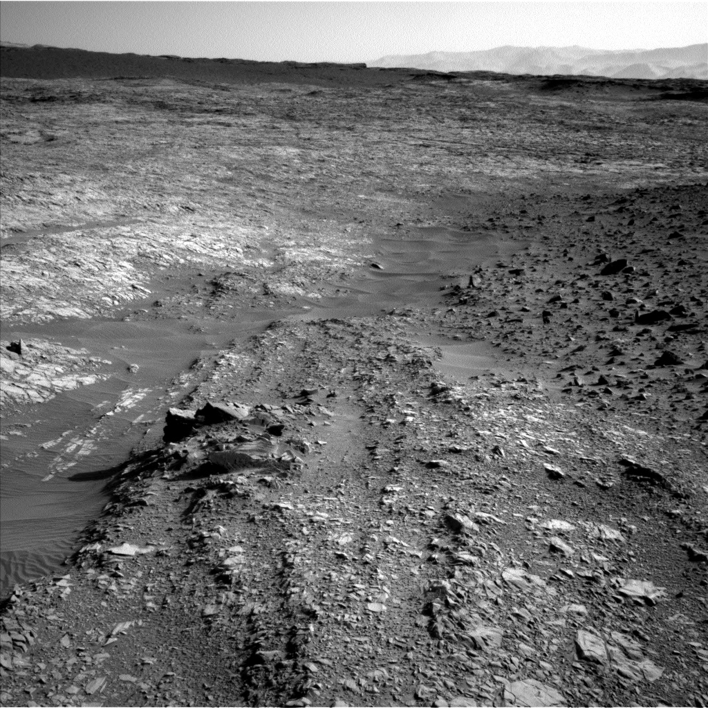 Nasa's Mars rover Curiosity acquired this image using its Left Navigation Camera on Sol 1158, at drive 2438, site number 50