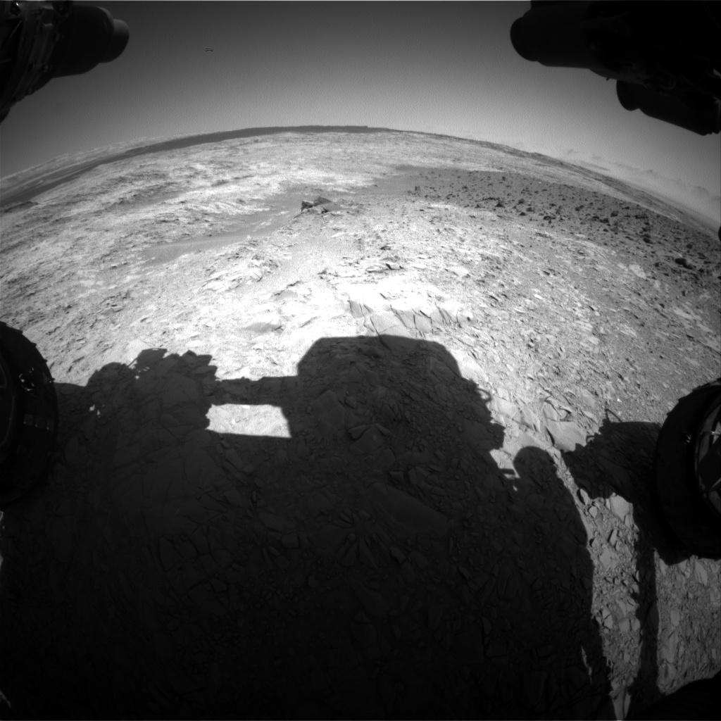 Nasa's Mars rover Curiosity acquired this image using its Front Hazard Avoidance Camera (Front Hazcam) on Sol 1160, at drive 2438, site number 50
