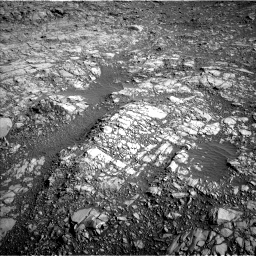 Nasa's Mars rover Curiosity acquired this image using its Left Navigation Camera on Sol 1160, at drive 2600, site number 50