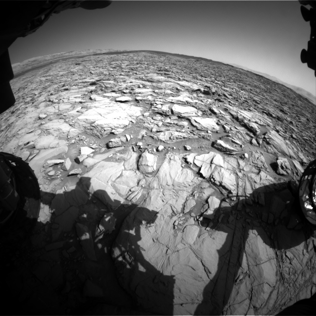 Nasa's Mars rover Curiosity acquired this image using its Front Hazard Avoidance Camera (Front Hazcam) on Sol 1162, at drive 3036, site number 50