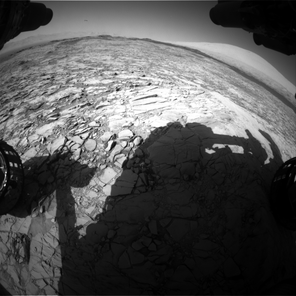 Nasa's Mars rover Curiosity acquired this image using its Front Hazard Avoidance Camera (Front Hazcam) on Sol 1168, at drive 268, site number 51