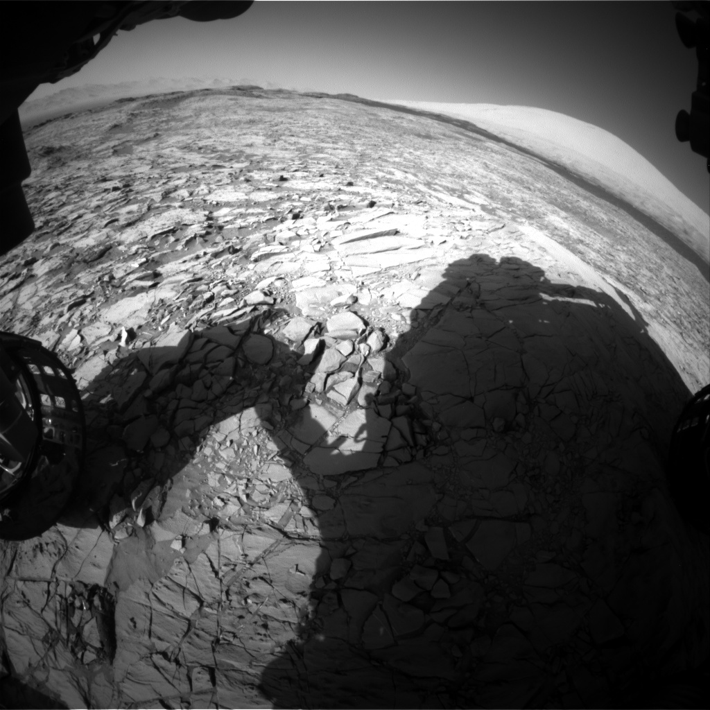 Nasa's Mars rover Curiosity acquired this image using its Front Hazard Avoidance Camera (Front Hazcam) on Sol 1169, at drive 268, site number 51