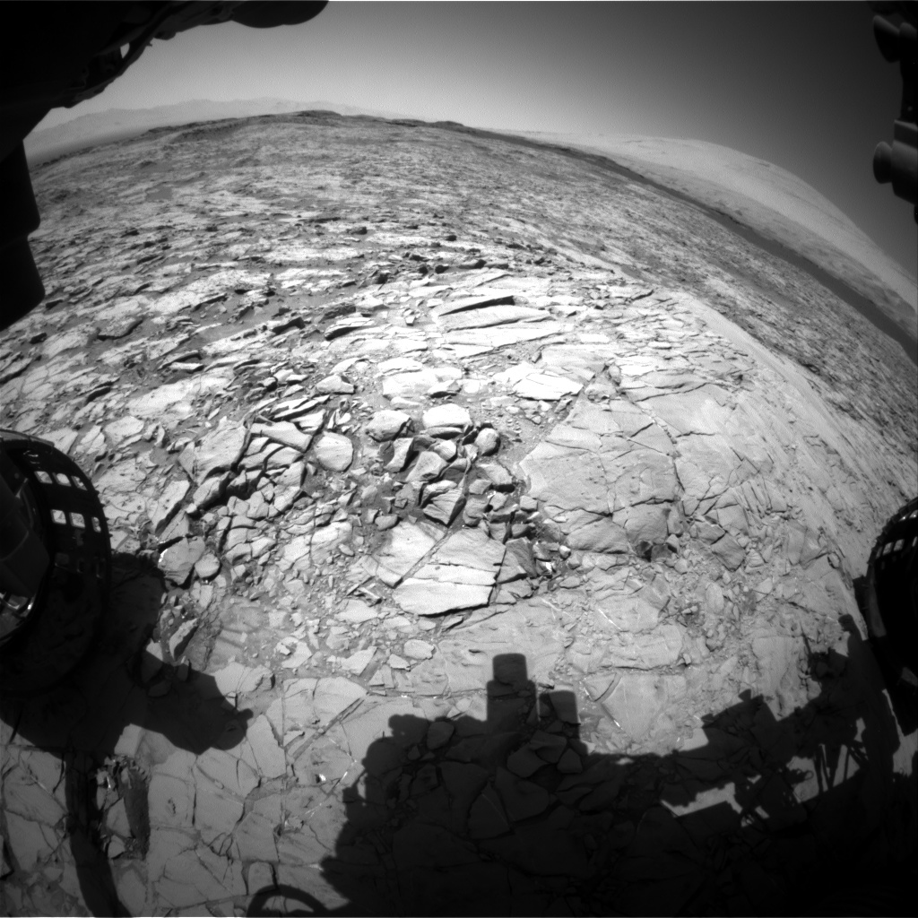Nasa's Mars rover Curiosity acquired this image using its Front Hazard Avoidance Camera (Front Hazcam) on Sol 1172, at drive 268, site number 51