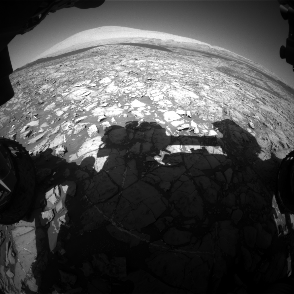 Nasa's Mars rover Curiosity acquired this image using its Front Hazard Avoidance Camera (Front Hazcam) on Sol 1173, at drive 592, site number 51