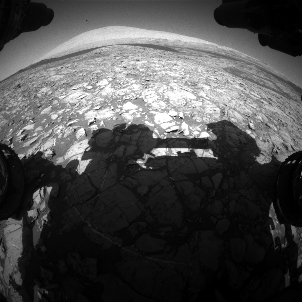 Nasa's Mars rover Curiosity acquired this image using its Front Hazard Avoidance Camera (Front Hazcam) on Sol 1173, at drive 592, site number 51