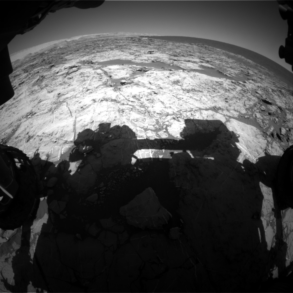 Nasa's Mars rover Curiosity acquired this image using its Front Hazard Avoidance Camera (Front Hazcam) on Sol 1174, at drive 874, site number 51