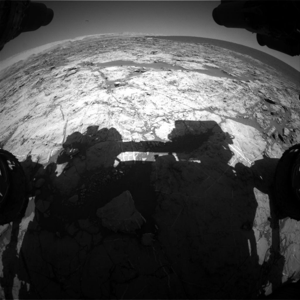 Nasa's Mars rover Curiosity acquired this image using its Front Hazard Avoidance Camera (Front Hazcam) on Sol 1174, at drive 874, site number 51