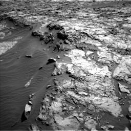 Nasa's Mars rover Curiosity acquired this image using its Left Navigation Camera on Sol 1174, at drive 886, site number 51