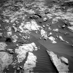 Nasa's Mars rover Curiosity acquired this image using its Left Navigation Camera on Sol 1174, at drive 952, site number 51