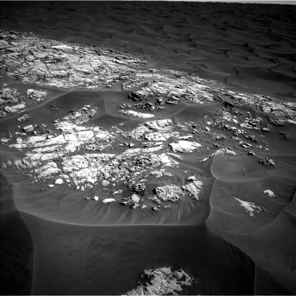 Nasa's Mars rover Curiosity acquired this image using its Left Navigation Camera on Sol 1174, at drive 1102, site number 51