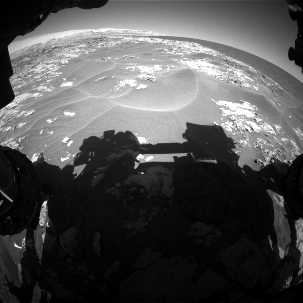 Nasa's Mars rover Curiosity acquired this image using its Front Hazard Avoidance Camera (Front Hazcam) on Sol 1177, at drive 1102, site number 51