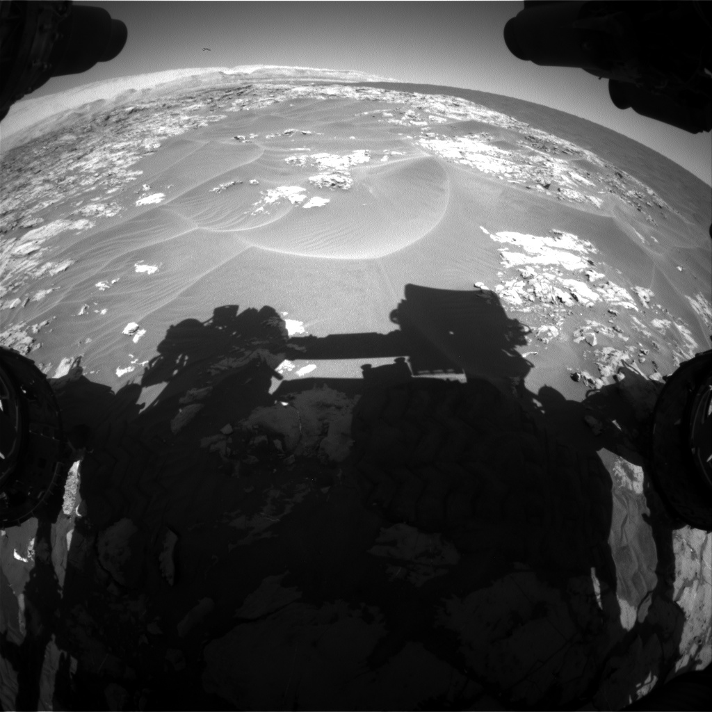 Nasa's Mars rover Curiosity acquired this image using its Front Hazard Avoidance Camera (Front Hazcam) on Sol 1177, at drive 1102, site number 51