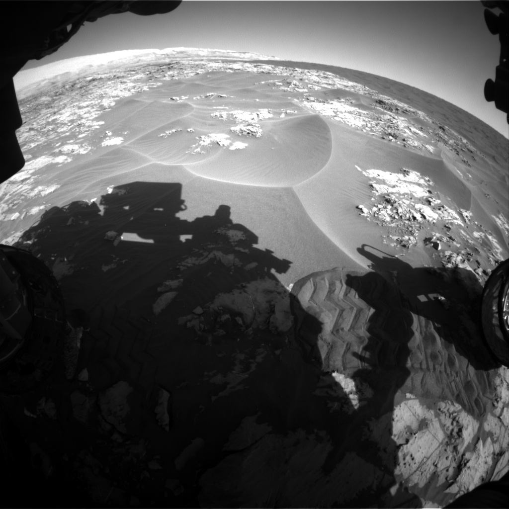 Nasa's Mars rover Curiosity acquired this image using its Front Hazard Avoidance Camera (Front Hazcam) on Sol 1178, at drive 1102, site number 51