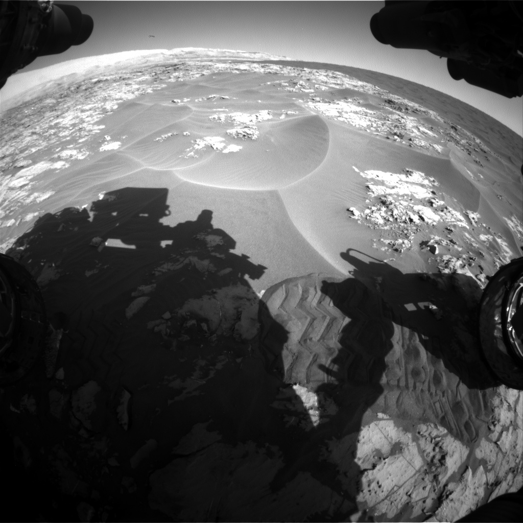 Nasa's Mars rover Curiosity acquired this image using its Front Hazard Avoidance Camera (Front Hazcam) on Sol 1178, at drive 1102, site number 51