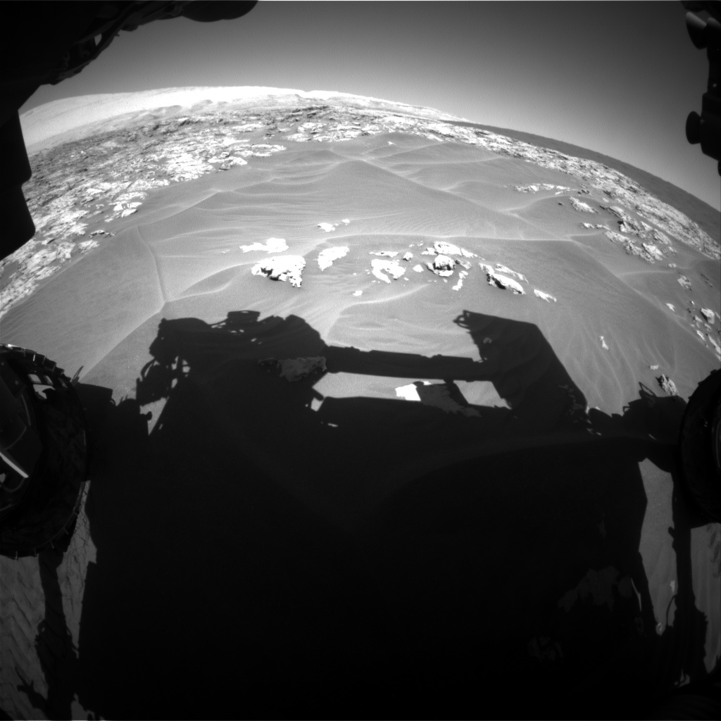 Nasa's Mars rover Curiosity acquired this image using its Front Hazard Avoidance Camera (Front Hazcam) on Sol 1181, at drive 1180, site number 51
