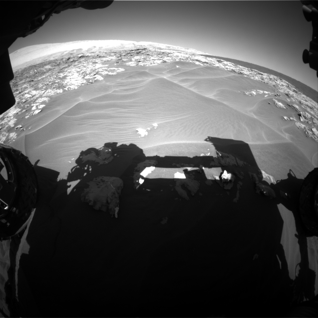 Nasa's Mars rover Curiosity acquired this image using its Front Hazard Avoidance Camera (Front Hazcam) on Sol 1181, at drive 1192, site number 51