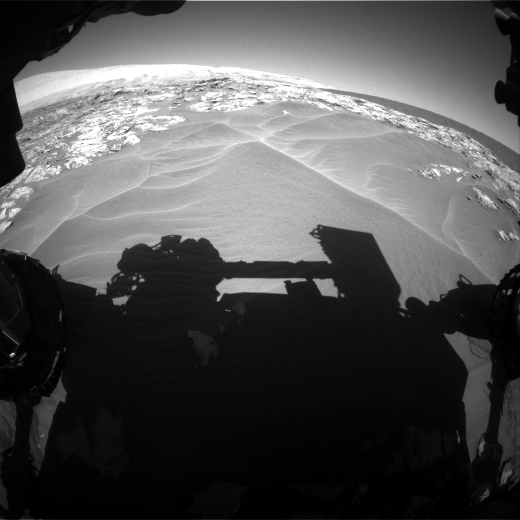Nasa's Mars rover Curiosity acquired this image using its Front Hazard Avoidance Camera (Front Hazcam) on Sol 1181, at drive 1204, site number 51