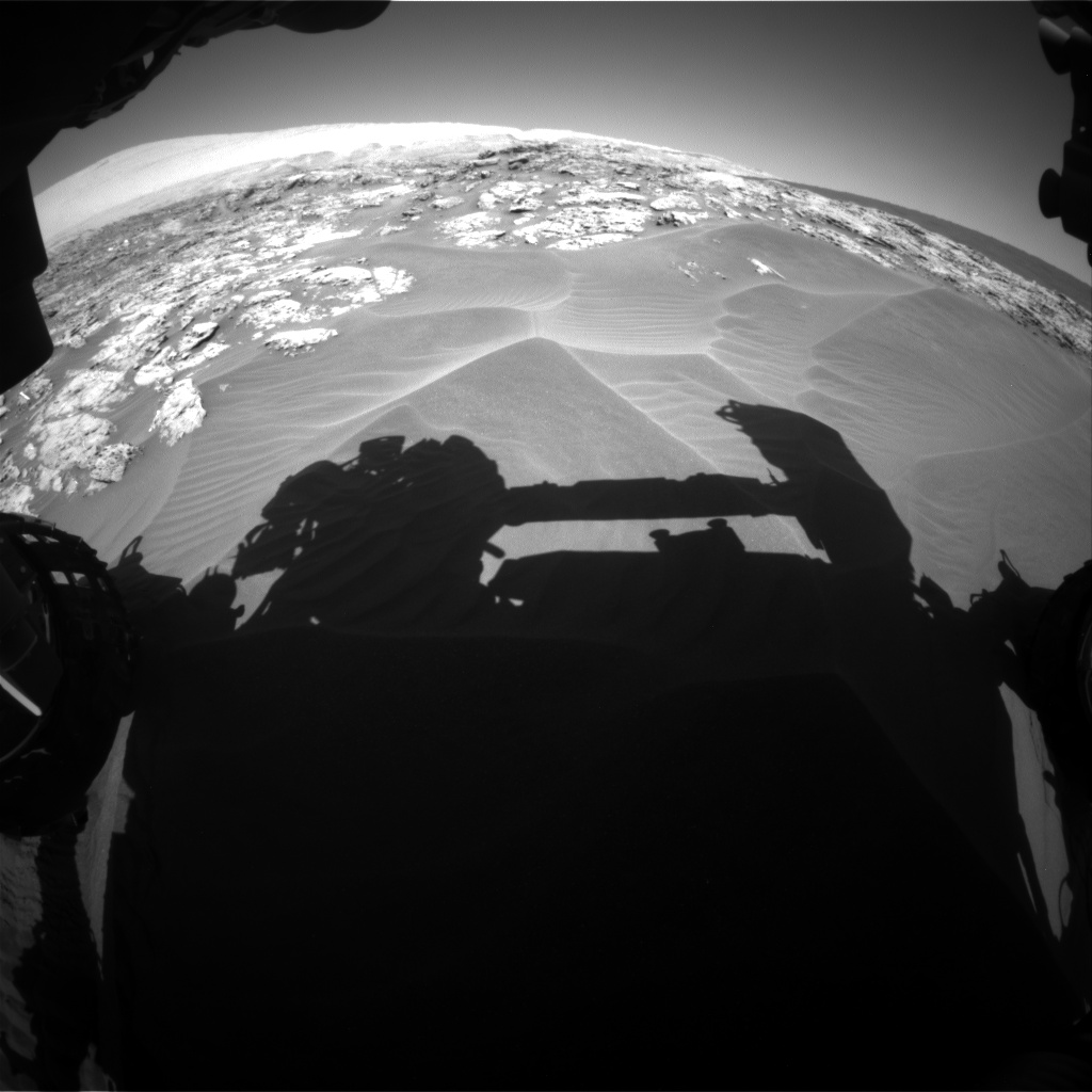 Nasa's Mars rover Curiosity acquired this image using its Front Hazard Avoidance Camera (Front Hazcam) on Sol 1181, at drive 1258, site number 51