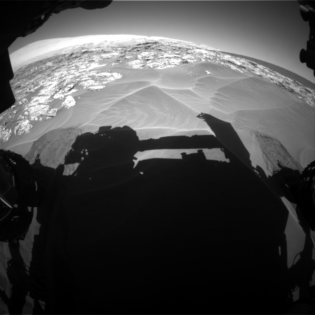 Nasa's Mars rover Curiosity acquired this image using its Front Hazard Avoidance Camera (Front Hazcam) on Sol 1181, at drive 1276, site number 51