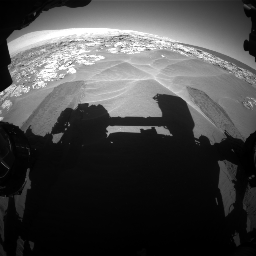 Nasa's Mars rover Curiosity acquired this image using its Front Hazard Avoidance Camera (Front Hazcam) on Sol 1181, at drive 1288, site number 51