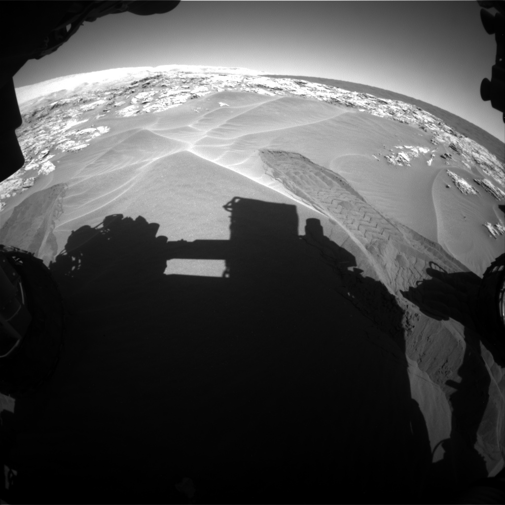 Nasa's Mars rover Curiosity acquired this image using its Front Hazard Avoidance Camera (Front Hazcam) on Sol 1181, at drive 1298, site number 51