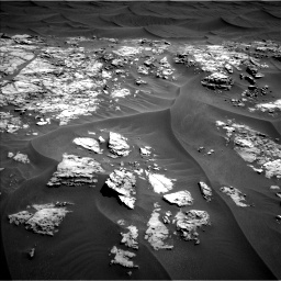 Nasa's Mars rover Curiosity acquired this image using its Left Navigation Camera on Sol 1181, at drive 1234, site number 51